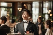 酒店服务员礼仪表演，细节里的服务艺术，宾客眼中的尊贵体验