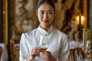 友谊酒店高端餐饮服务员，以专业与温度定义卓越服务标准