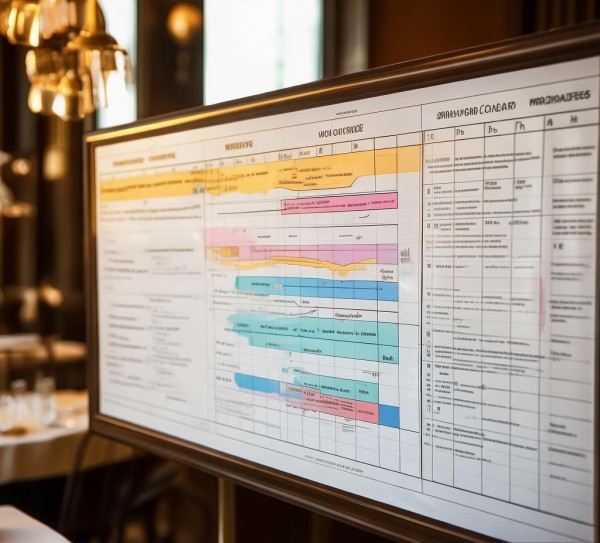 五星级酒店餐饮服务员工作计划表，精细化管理与职业发展路径