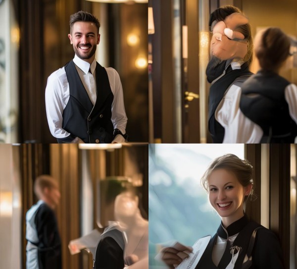 一分钟酒店服务礼仪展示，从微笑到行动的温度