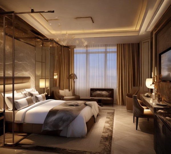 五星级酒店客房预订，从预约到入住，尽享尊贵奢华的五星级服务之旅