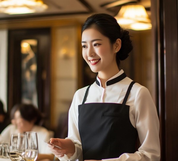 太原丽华大酒店贵宾楼餐饮服务员，专业服务与温情关怀的完美结合