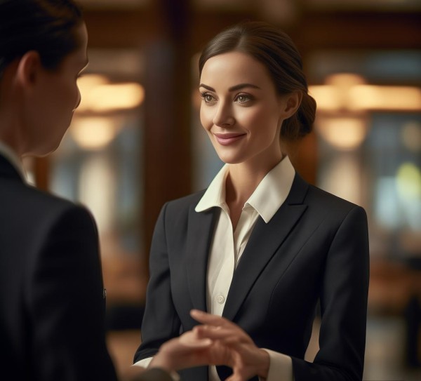 酒店服务中的目光礼仪,传递专业与温暖的隐形语言