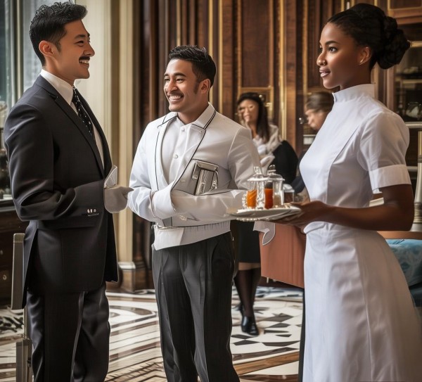 酒店服务礼仪情景剧,4人角色演绎专业服务场景 酒店服务礼仪情景剧,4人角色演绎专业服务场景