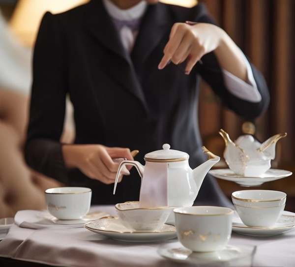 酒店服务员端茶礼仪详解，细节决定服务品质