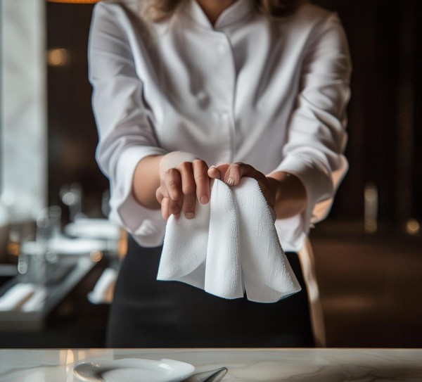 酒店服务员擦手礼仪图片,细节里的专业与标准 酒店服务员擦手礼仪图片,细节里的专业与标准
