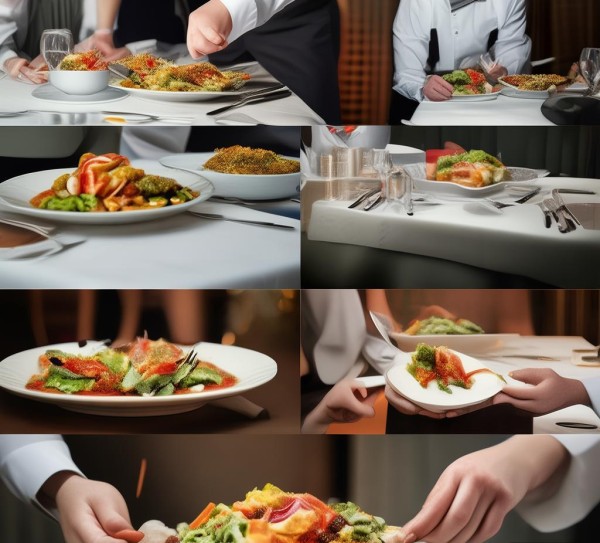 酒店服务员分菜礼仪图片,规范动作与细节解析,助力餐饮服务品质提升 酒店服务员分菜礼仪图片,规范动作与细节解析,助力餐饮服务品质提升