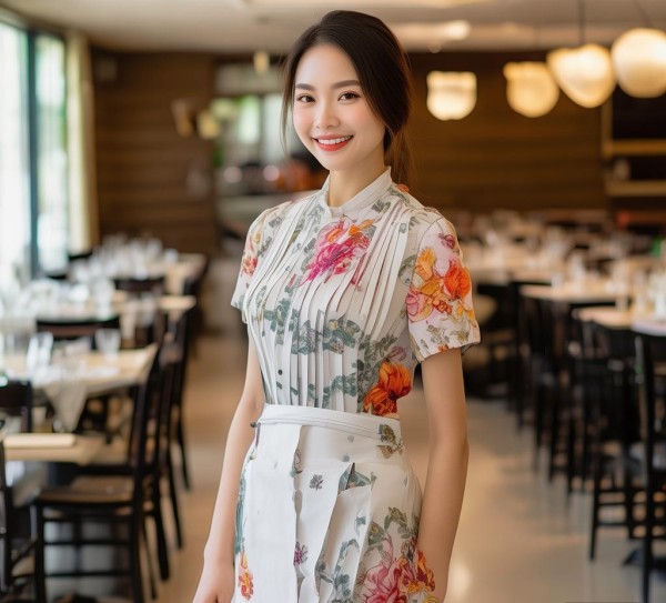 酒店餐饮服务员夏装，专业与舒适并重，助力高效服务